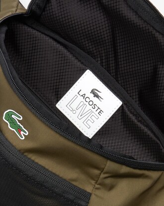 Men's LIVE Mate Colourblock Nylon And Mesh Belt Bag