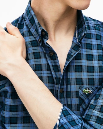 Men's Regular Fit Check Cotton Shirt