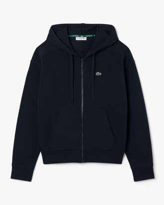 Zipped Piqu&eacute; Hoodie