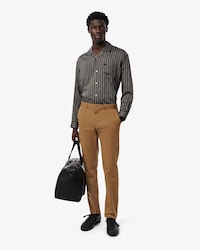 Slim Fit Stretch Cotton Chino Pants