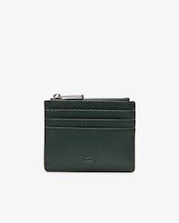 Men's Chantaco Matte Piqu&eacute; Leather Zip 6 Card Holder