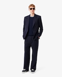 Straight Fit Felted Wool Pants