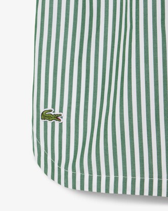 Oversized Striped Poplin Pajama Set