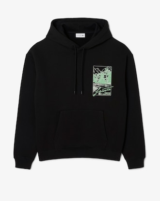 Printed Fleece Hoodie