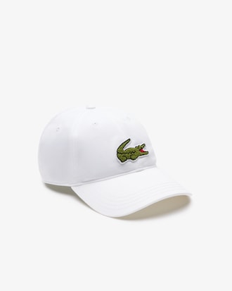 Crocodile Badge Cotton Twill Cap