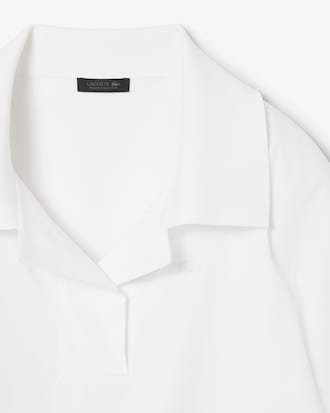 Runway Poplin Polo Collar Playsuit