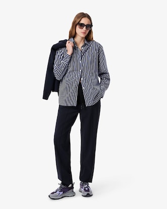 Oversized Wool Blend Track Pants