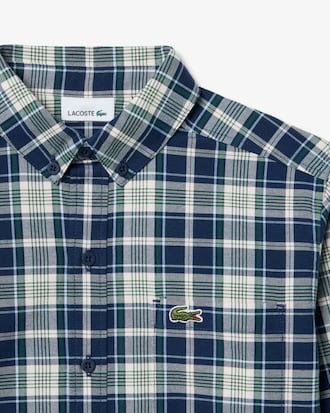 Oxford Cotton Plaid Shirt
