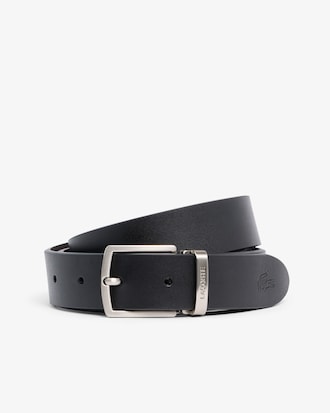 Smooth Leather Belt and 2 Buckle Gift Set