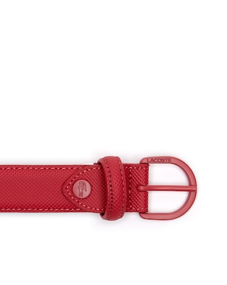 Women's L.12.12 Concept Tongue Buckle Monochrome Petit Piqu&eacute; Belt
