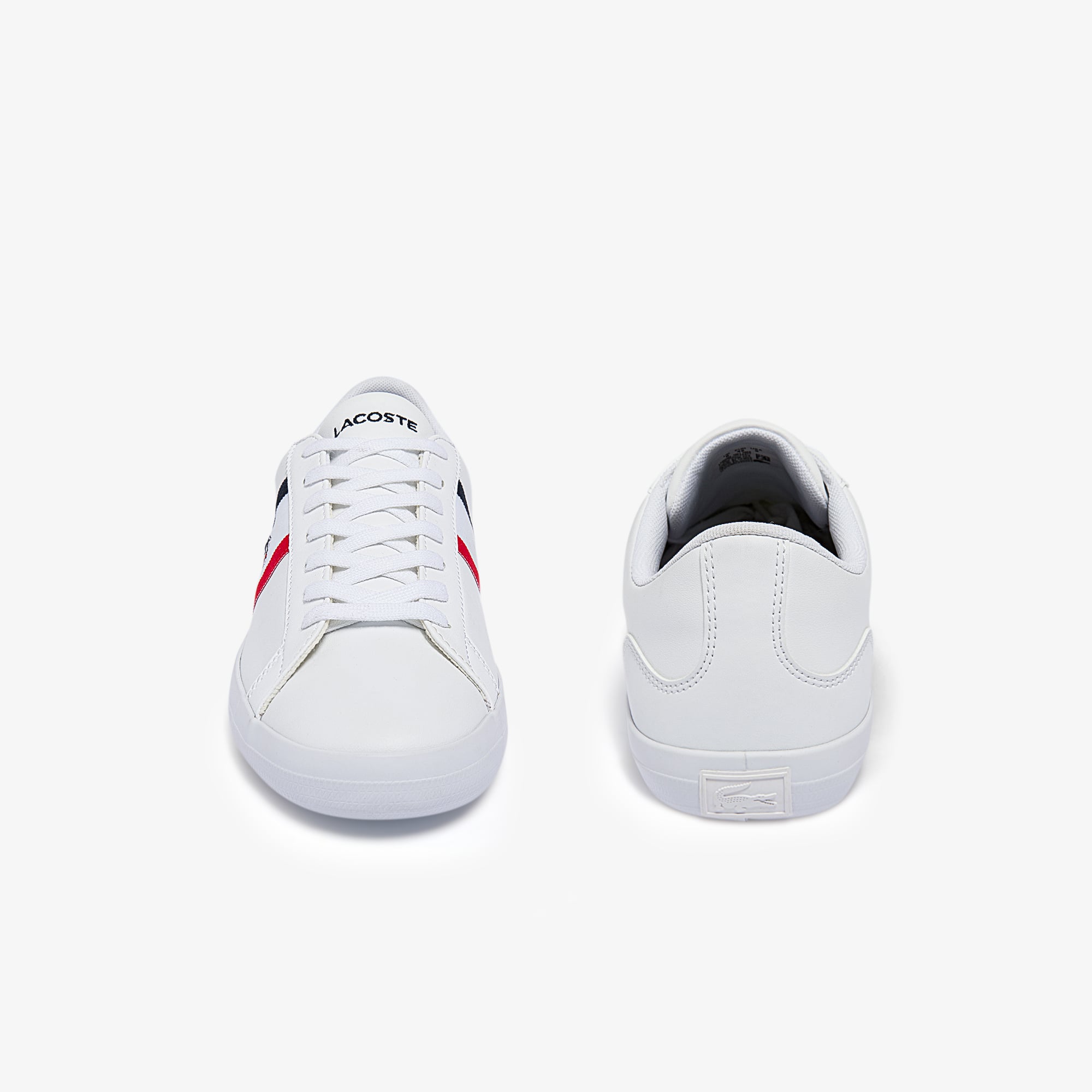 Men's Lerond Tricolore Leather and Synthetic Trainers | LACOSTE