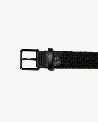 Men's Lacoste Engraved Tongue Buckle Elasticised Braid Belt