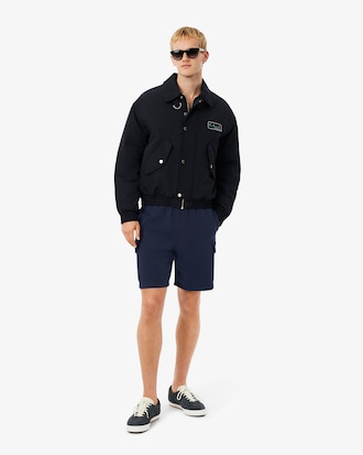 Cotton Fleece Cargo Shorts