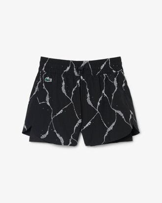 Reflective Print Lined Tennis Shorts
