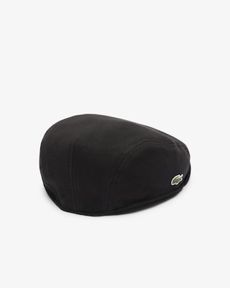 Embroidered Crocodile Petit Piqué Beret