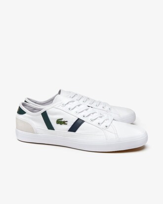 Men's Sideline Canvas and Leather Trainers