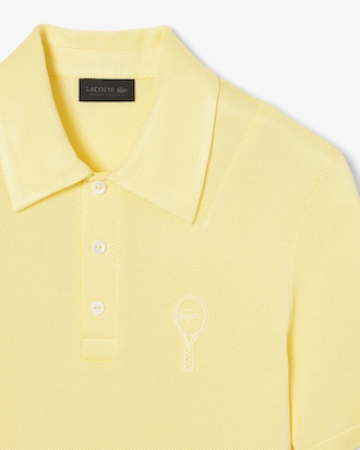 Runway Regular Fit Satin Piqué Polo