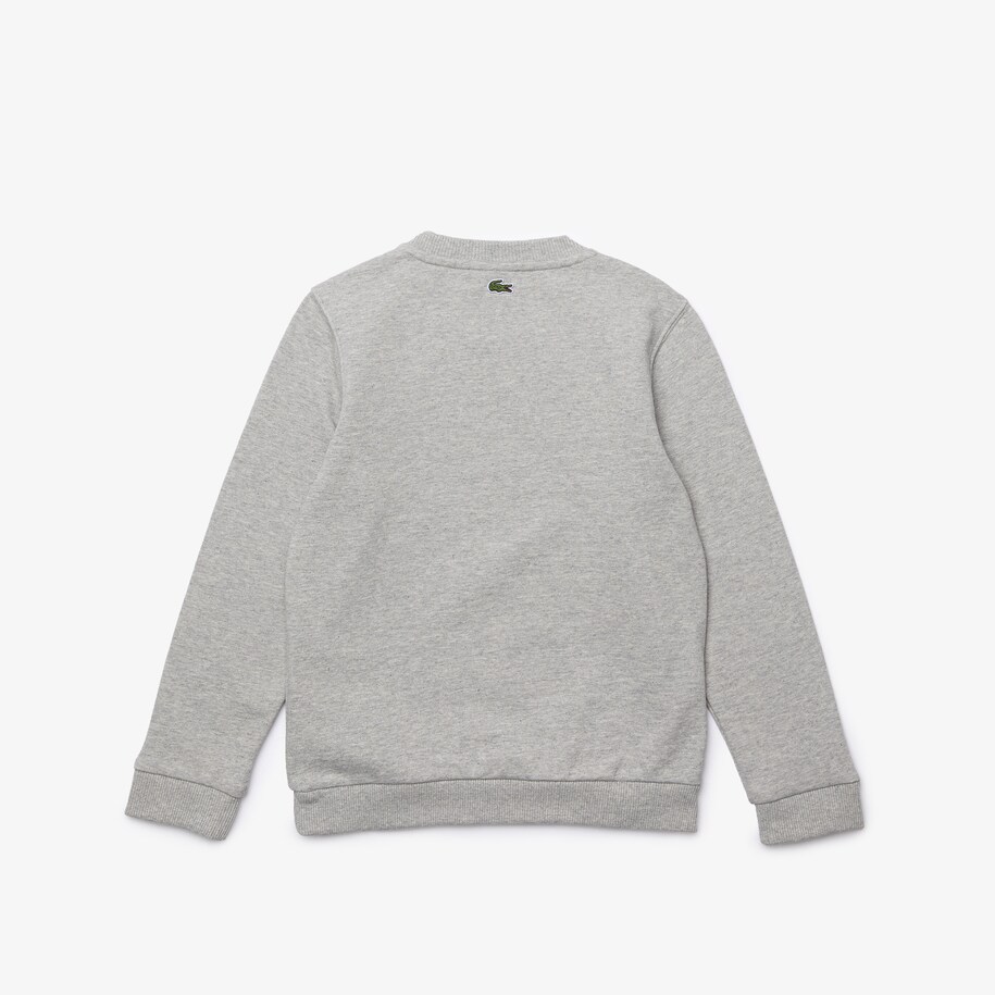 Kids Crocodile Print Fleece Sweatshirt Lacoste