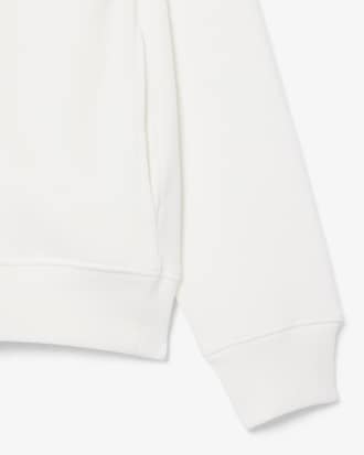 Zip-Up High Neck Interlock Sweatshirt