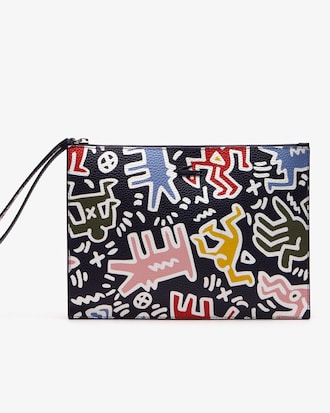 Women's Keith Haring Print Zip Clutch