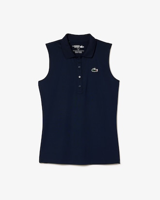 Slim Fit UV Protect Stretch Golf Polo Shirt
