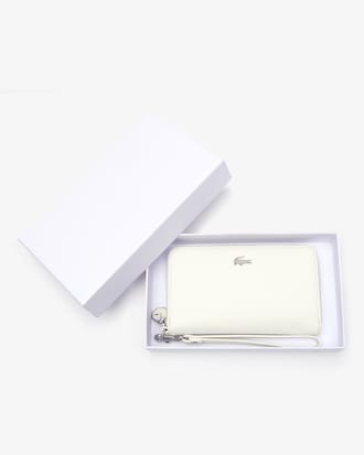 Women's Daily Classic Wrist Loop Coated Canvas Wallet