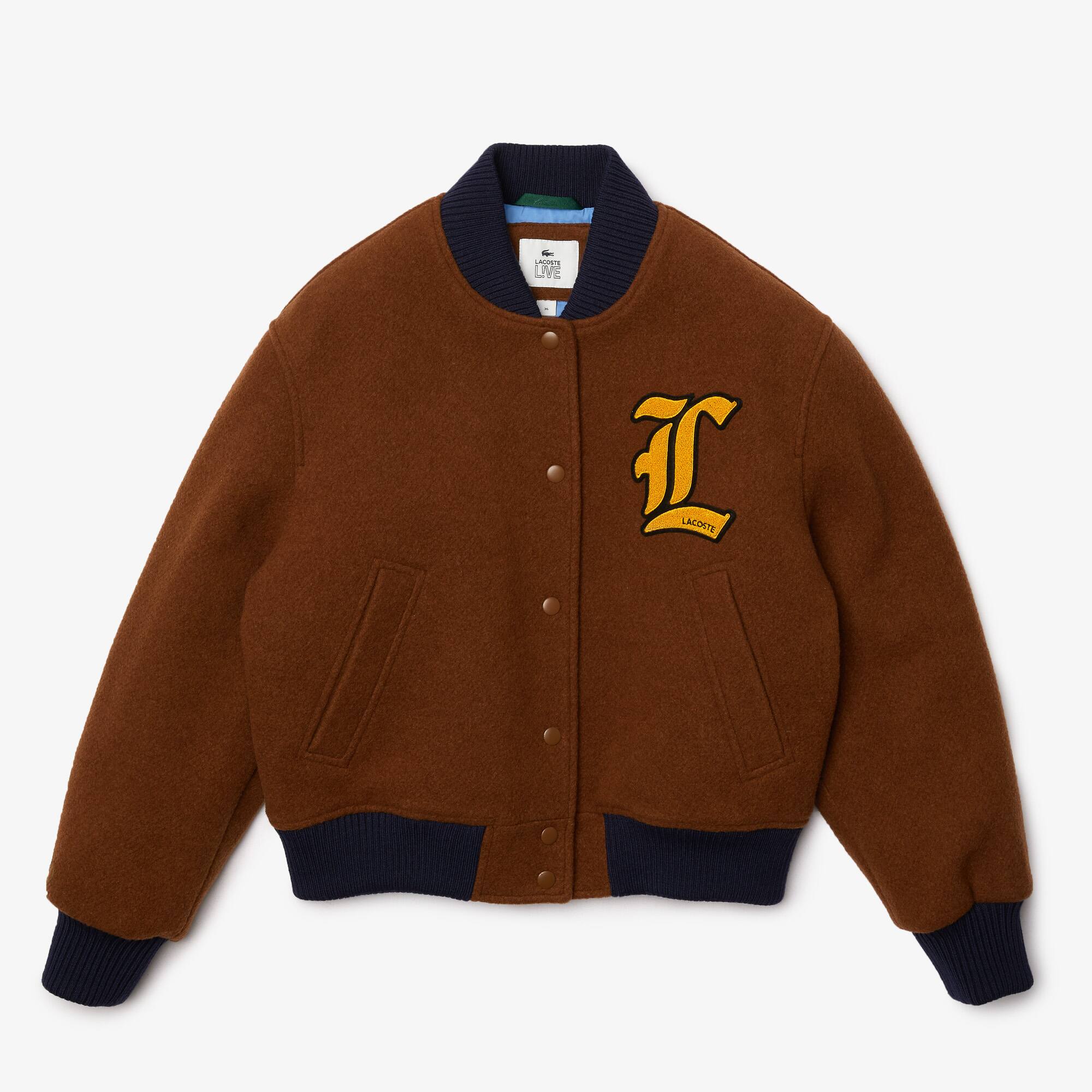 lacoste live varsity jacket