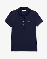 Women's Lacoste Slim Fit Stretch Mini Cotton Piqu&eacute; Polo Shirt