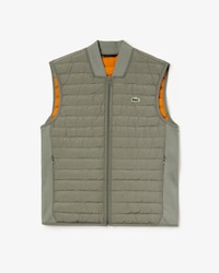 Men's Combinable Collapsible Lightweight Quilted Zip Vest