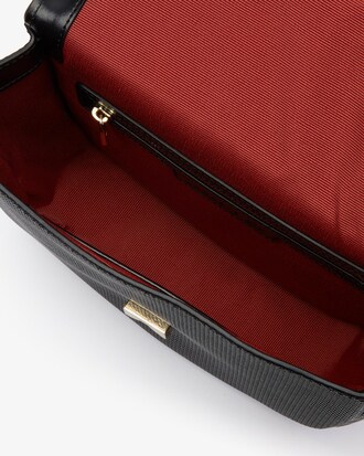 Women's Chantaco Piqu&eacute; Leather Flap Round Shoulder Bag