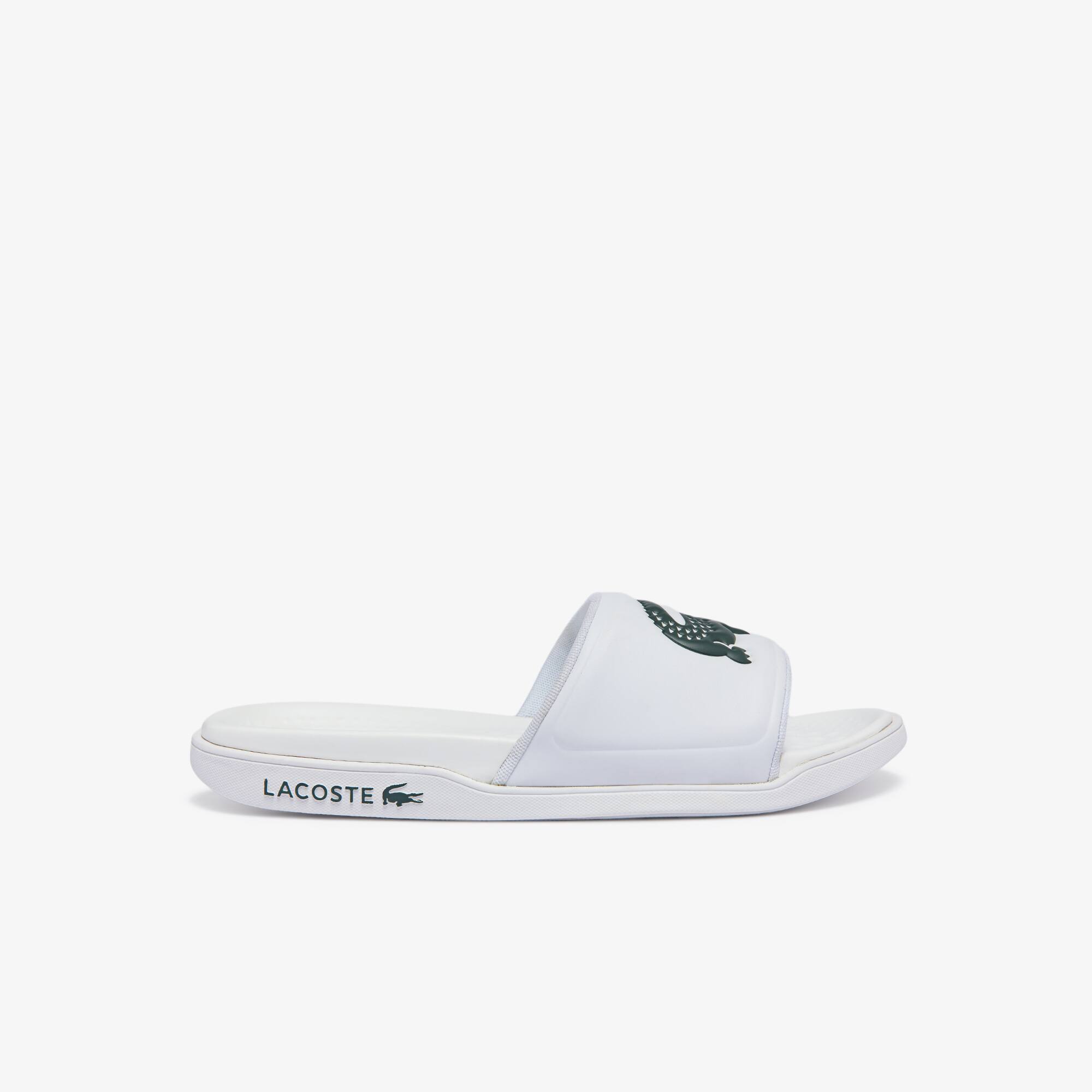 lacoste sandals black