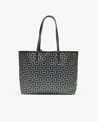 Women's Monogramme Coated Cotton Canvas Tote Bag