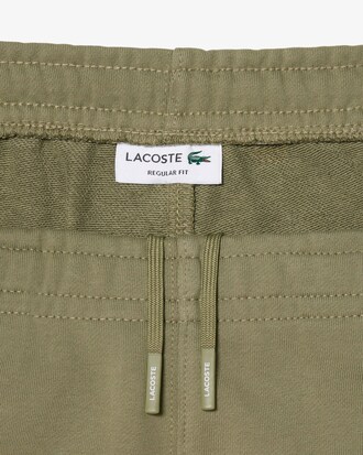 Regular Fit Logo Stripe Fleece Shorts