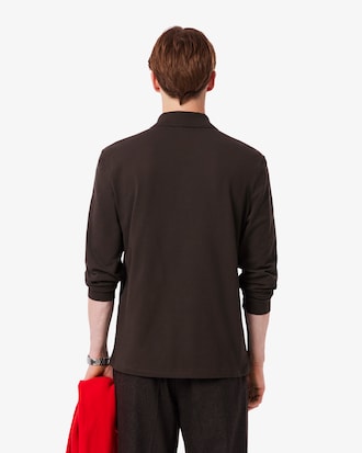 Classic Fit Long Sleeved L.12.12 Polo Shirt