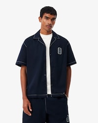 Relaxed Fit Short Sleeved Cotton Shirt