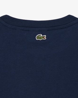 Crocodile Print Cotton T-shirt