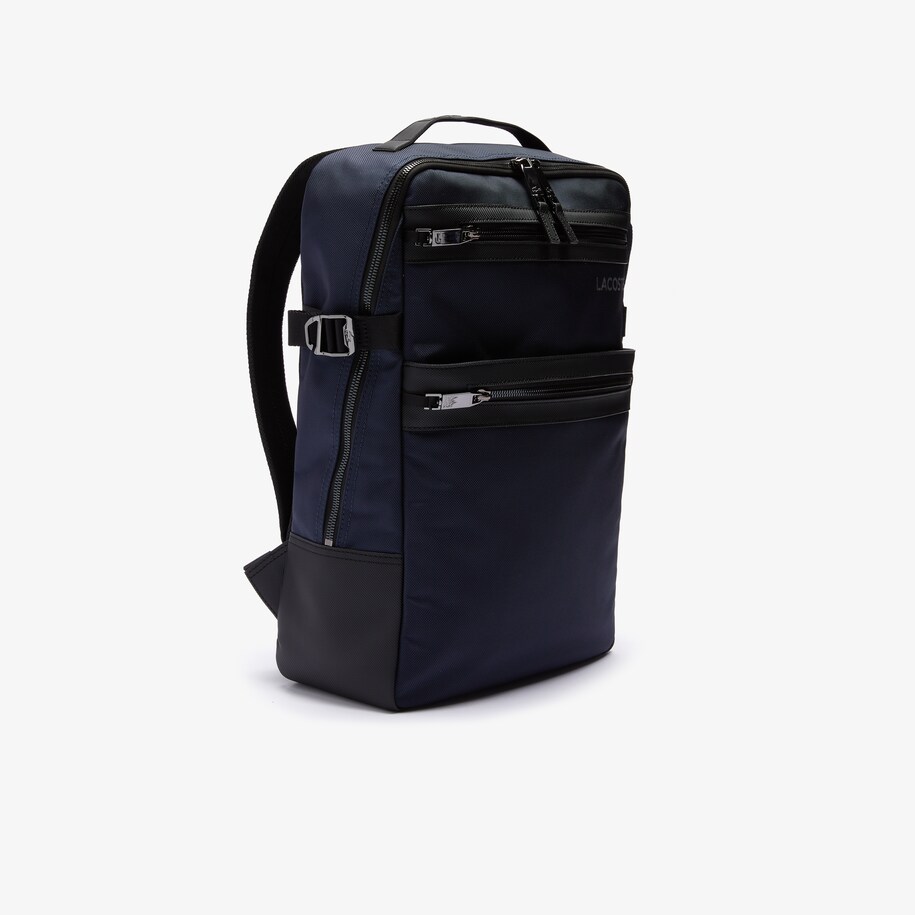 men s l on the go rectangular resistant canvas backpack