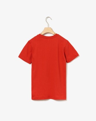 Boys' Crew Neck Crocodile Print Indigo Jersey T-shirt