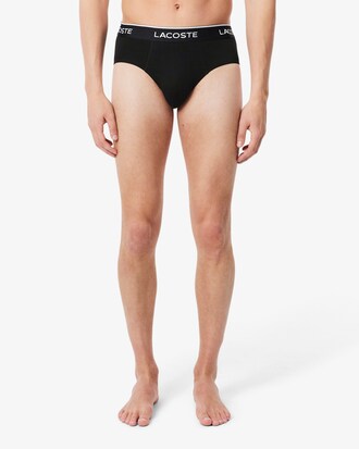 3-Pack Plain Cotton Logo Briefs