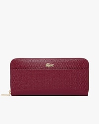 Women's Chantaco Piqu&eacute; Leather 12 Card Zip Wallet