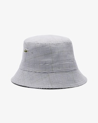 Double Face Plaid Cotton Bucket Hat