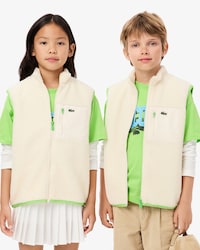 High Neck Fleece Vest