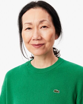Relaxed Fit Carded Wool Moss Stitch Sweater