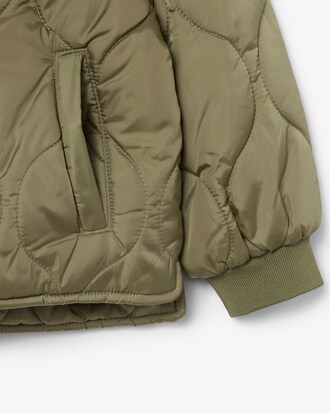 Unisex Quilted Hooded Parka