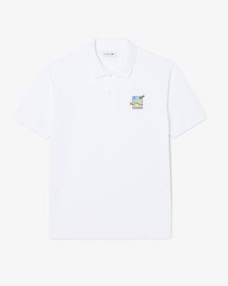 L.12.12 Lacoste x Club Med Badge Accent Polo Shirt
