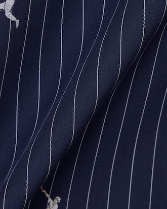 Oversized Shirt with Jacquard Motifs