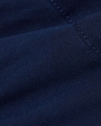 Fluid Linen Blend Shirt Dress