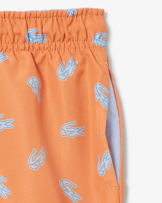Monochrome Taffeta Swim Trunks
