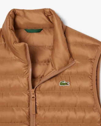 Water-Repellent Puffed Vest