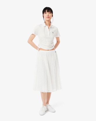 Pleated Lace Skirt